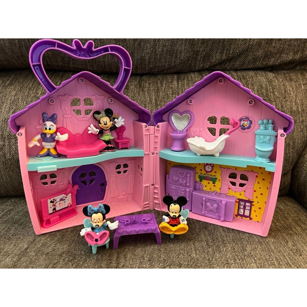 Fisher-Price Minnie & Daisy's House Clubhouse Playset Vintage Toy